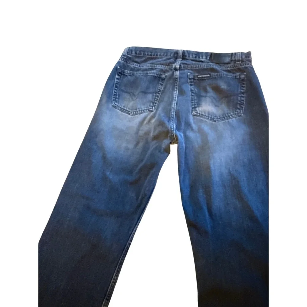 Harley Davidson Men's Jeans‎ 36x30 Blue Denim Regular Fit MotorClothes